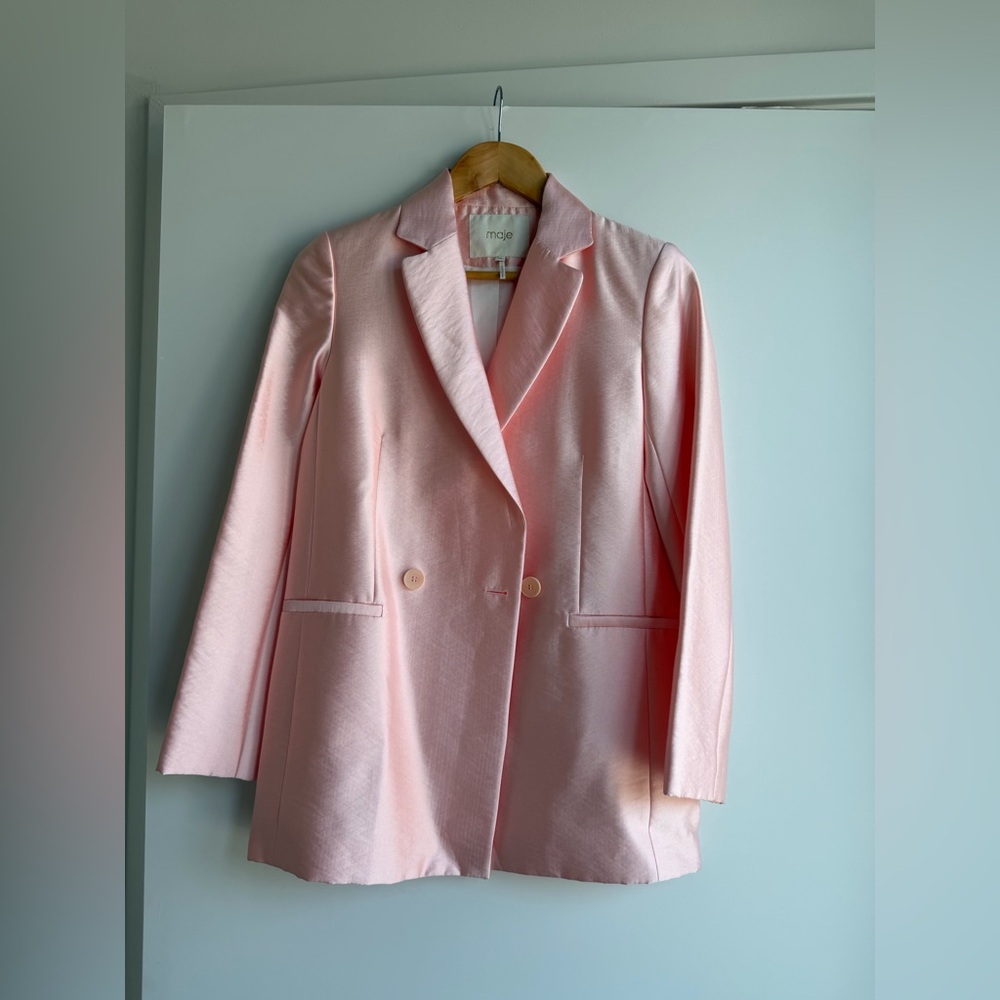 Maje Light Pink Women's Blazer